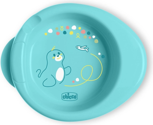 Chicco rutschfester Thermoteller Warmy teal 6m+