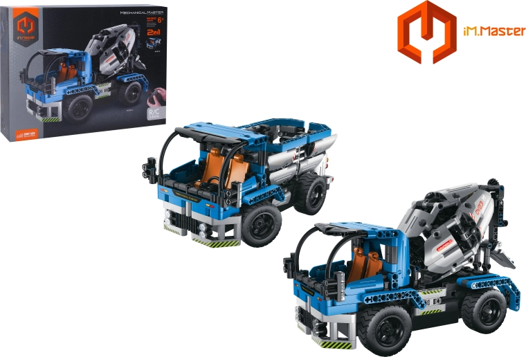 RC-Bausatz für Lkw und Betonmischer 2-in-1