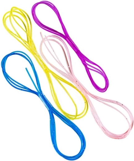 Schnüre in 4 Farben für einfaches Auffädeln