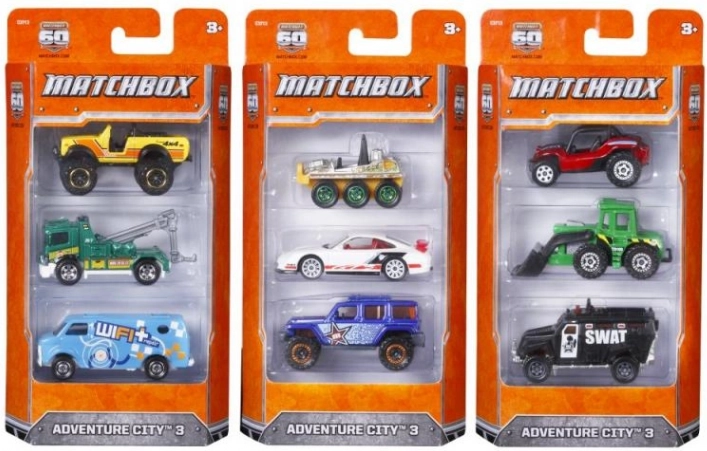 Matchbox Satz 3 Autos