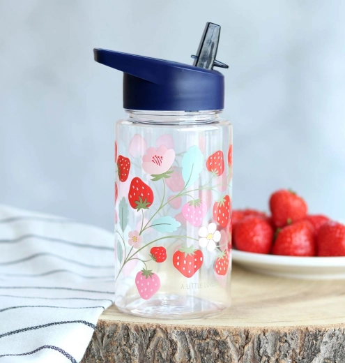 A Little Lovely Company Kinder-Trinkflasche – Erdbeeren