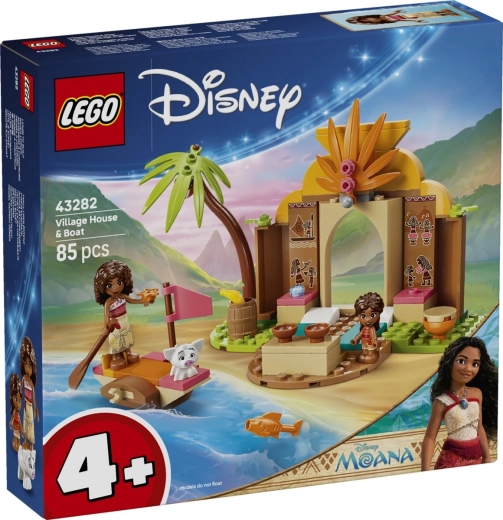 LEGO Disney Vaiana – Dorfhütte und Boot