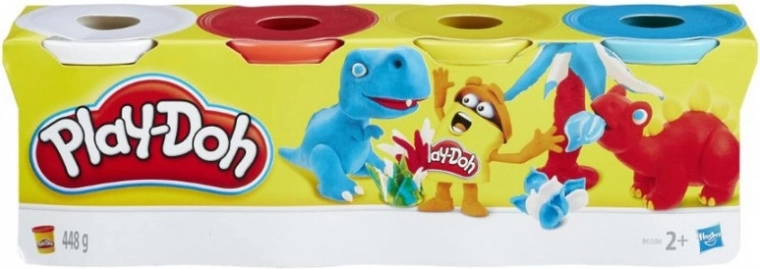 Play-Doh 4 Becher Knetmasse – Set A – Set