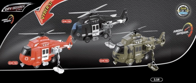 Rettungshubschrauber 1:16 CITY SERVICE CAR