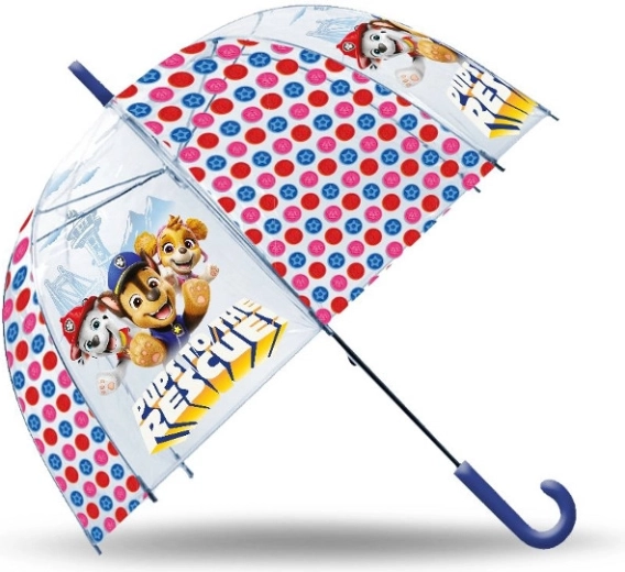 Transparenter Kinder-Regenschirm PAW Patrol 46 cm