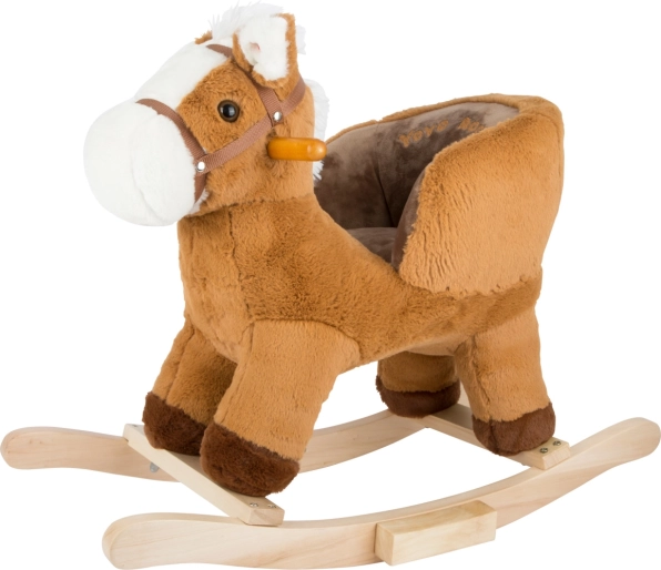 Schaukelpferd mit Rückenlehne braun Small Foot
