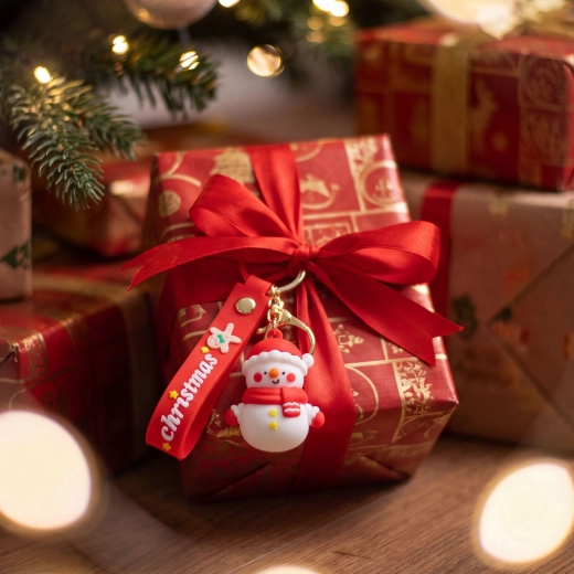 Niedliche Dekoration für ein Weihnachtsgeschenk