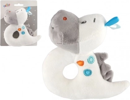 Plüsch-Rassel Dinosaurier 13 cm