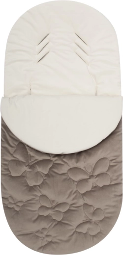 Kinder-Winterfußsack New Baby Butterfly ecru