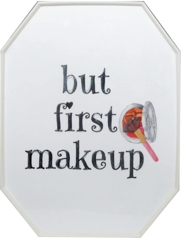 Gerahmtes Bild But First Makeup 28 × 38 cm