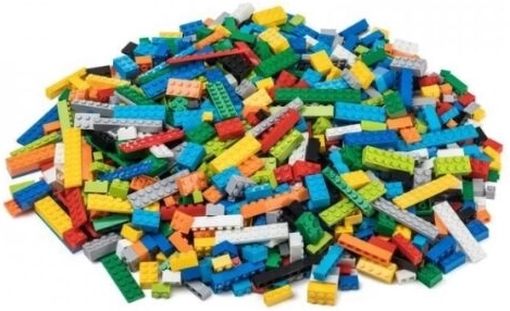 Bausteinset L-W Toys – Grundlegendes schweres Set 1000 Stk.