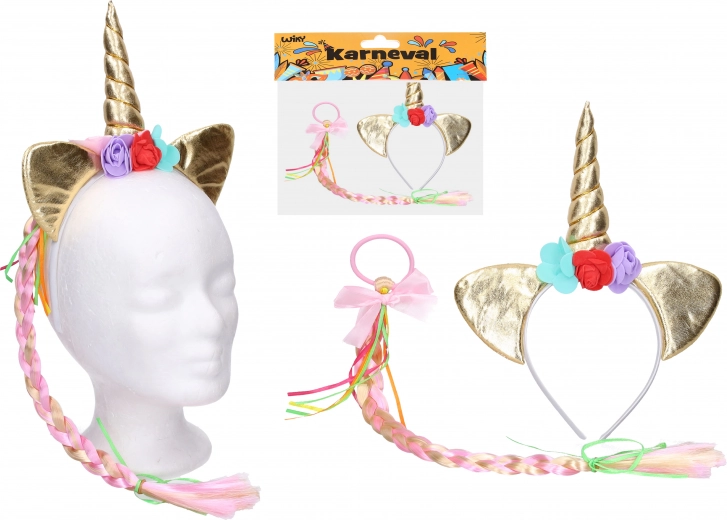 Karneval-Haarreif mit Einhorn