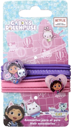 Set mit 8 Haargummis – Gabby’s Dollhouse