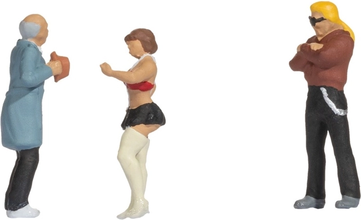 Noch Funny-Scenes Nachtleben – Figuren für Modellbahnanlagen H0