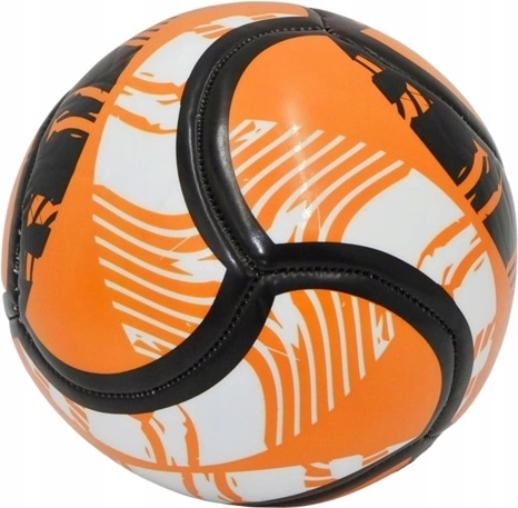 Fußball R.2 orange-schwarz