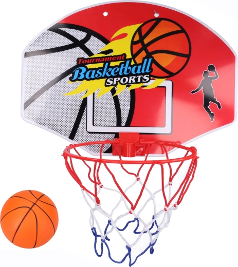 Basketballkorb mit Ball
