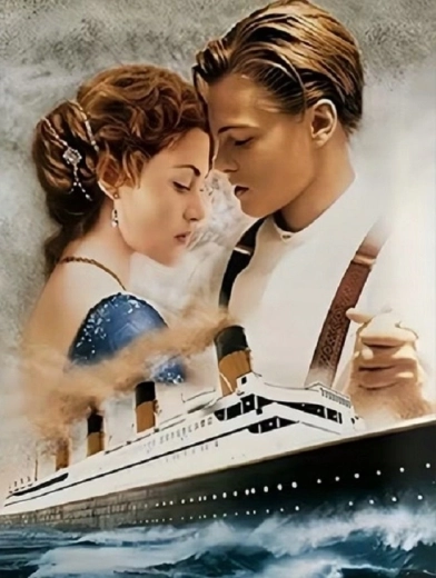 Norimpex Diamantmalerei Titanic: Jack und Rose 30 × 40 cm