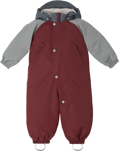 Leokid Winter-Overall Color Block Redwood Gr. 80 (12–18 Monate)