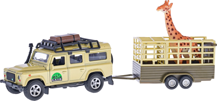 Abnehmbarer Anhänger für den Tiertransport