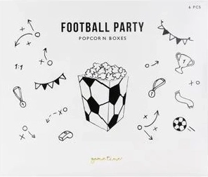 Papier-Popcornboxen Ball (Designmix) 7 × 7 × 12 cm