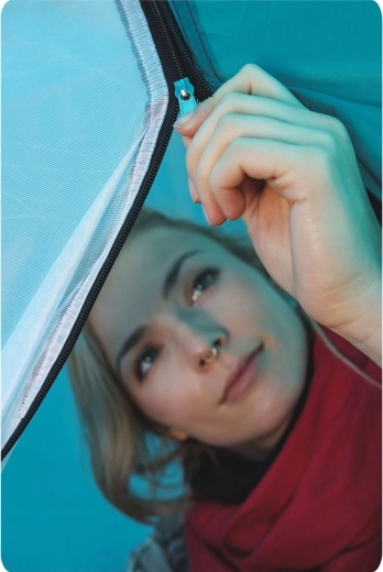 Belüftung und Moskitonetz für ruhigen Schlaf