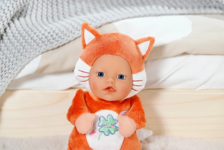 Lustige Handpuppe mit Fuchsschwanz