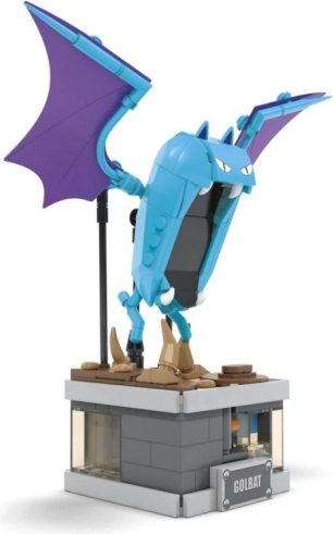 Blockbaukasten Pokémon Golbat mit Bewegung