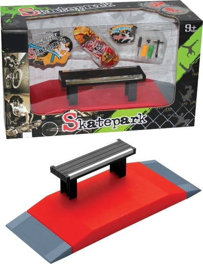 Skateboard mit Bank – 3 Varianten