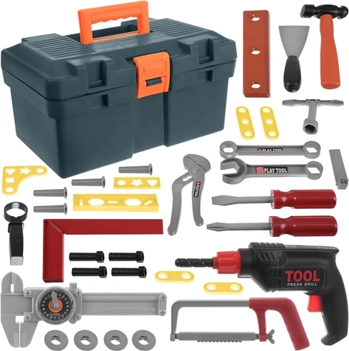 Kinder-Werkzeugkoffer mit 32 Teilen ISO TRADE