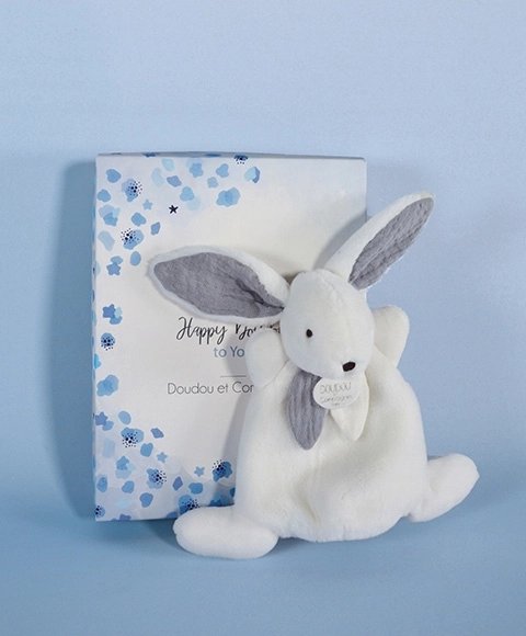 Doudou Plüschhäschen in Geschenkschachtel