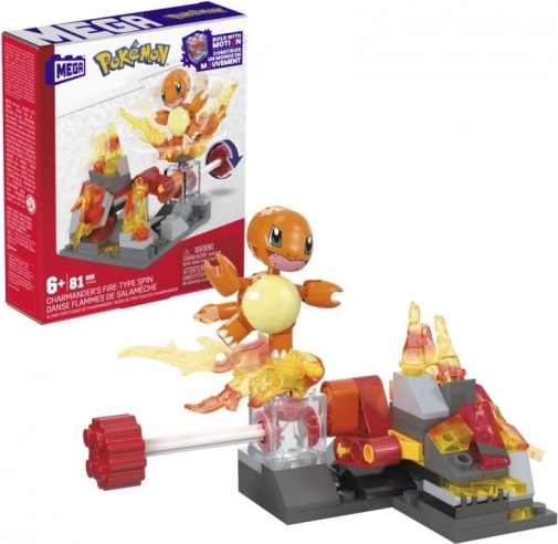 MEGA Pokémon Glumanda – Feuerangriff Bauset