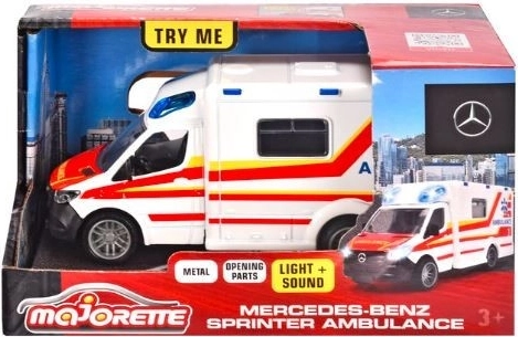 Majorette Grand MERCEDES Krankenwagen 12,5 cm