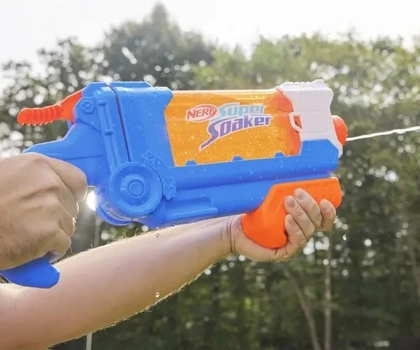 Pumpgriff für einen kräftigen Wasserstrahl