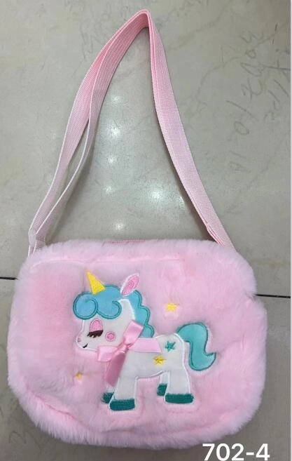 Plüsch-Handtasche 18 × 13 cm