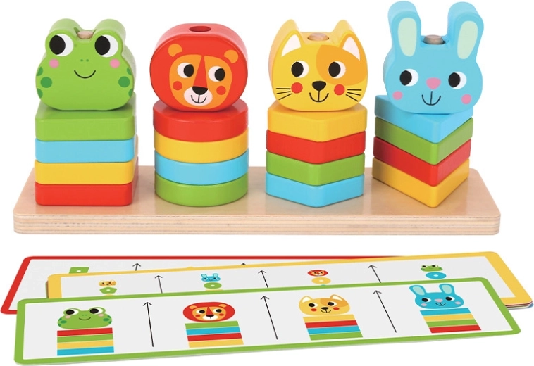 Babu Holz Lernspiel Tiere