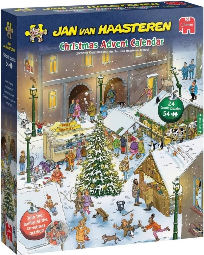 Jumbo Adventskalender mit Puzzles von Jan van Haasteren