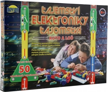 Geheimnisse der Elektronik – Bausatz Auto und Boot, 50 Experimente