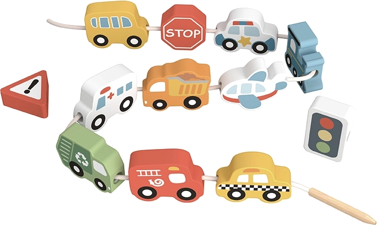 2Kids Toys Fädelspiel Verkehr
