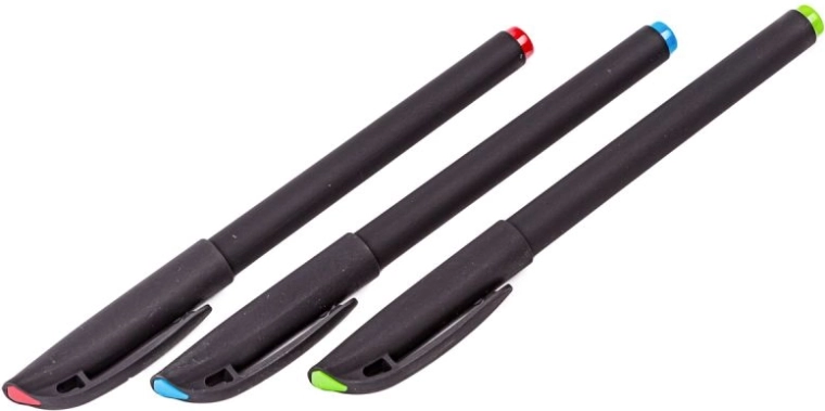 3 farbige Filzstifte in der Packung
