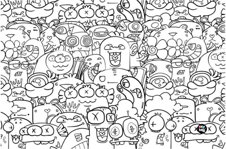 Tischunterlage Monsters