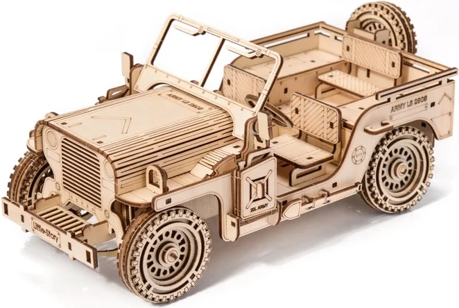Little Story 3D-Holzpuzzle Militärfahrzeug