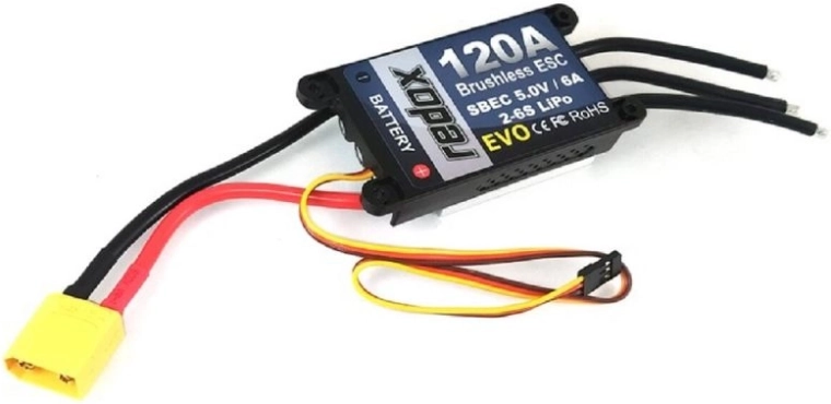 120A Leistung für Brushless-Antriebe