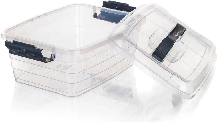 Sicheres Verschließen mit seitlichen Clips