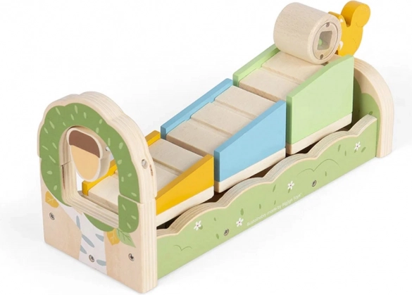 Holz-Motorikrampe mit Eichhörnchen von Bigjigs Toys