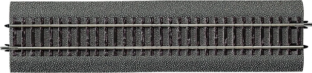 ROCO LINE Gerades Gleis G1 mit Bettung H0