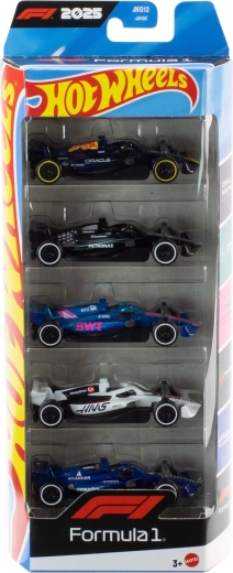 Fünf Rennwagen in einem Set