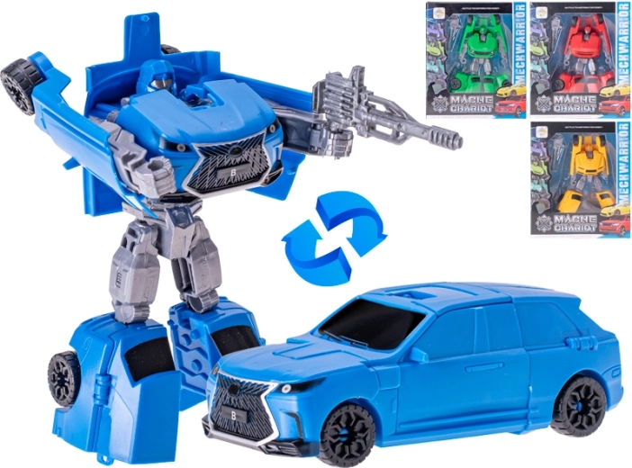 Transformierbares Auto-Roboter 14,5 cm mit Waffe