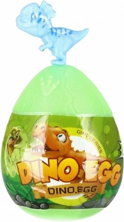 Buntes Ei mit Dinosaurier