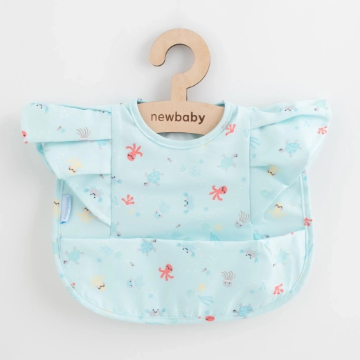 Luxuriöses Mädchen-Lätzchen mit Rüschen NEW BABY