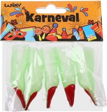 Hexenfinger aus Plastik 5 Stk.